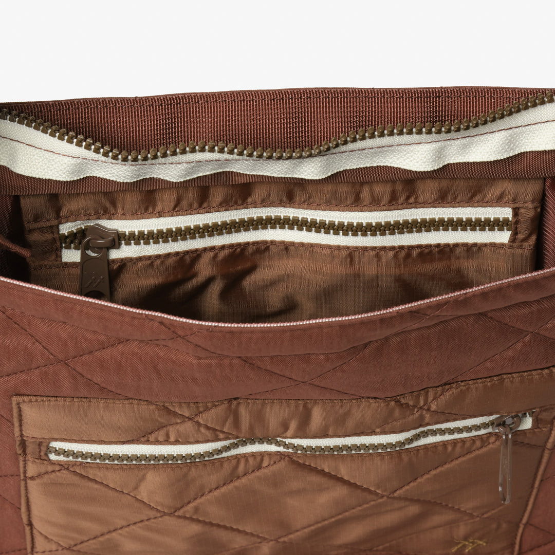 Small Utility Tote Bag - Chocolate Quilted - Thread®