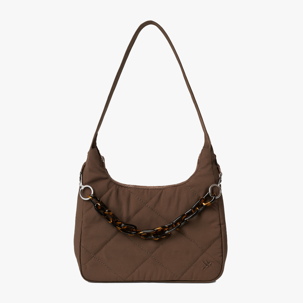 Penny Shoulder Bag - Chocolate Quilted - Thread®