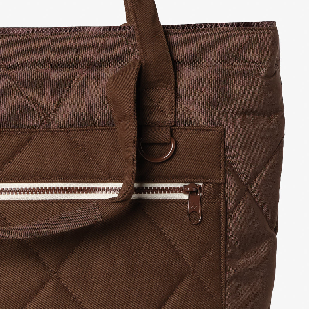 Utility Tote Bag - Chocolate Quilted - Thread®