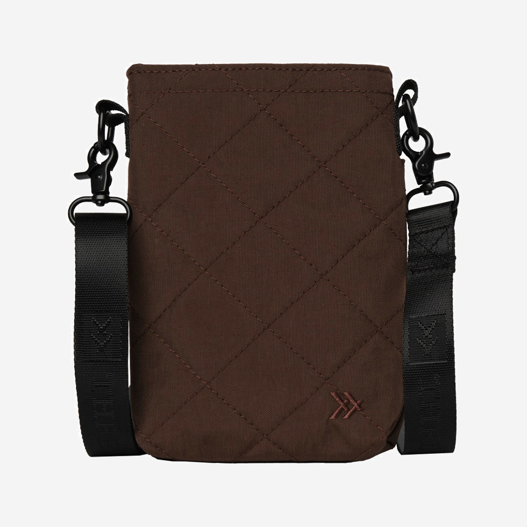 Phone Sling Bag - Chocolate Quilted - Thread®