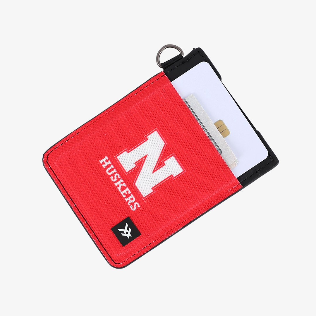 Nebraska N - Vertical Leather Wallet