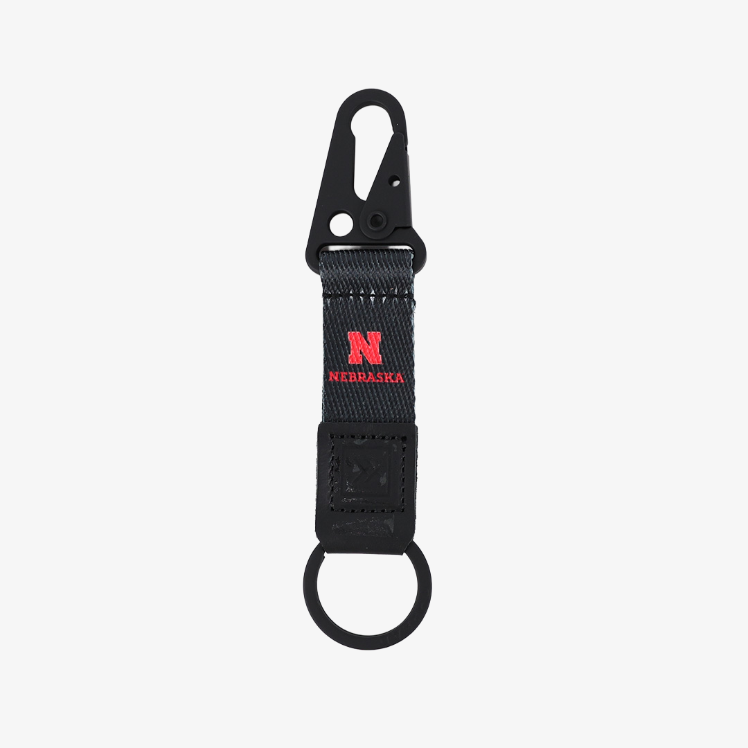 Nebraska Black - Keychain Clip