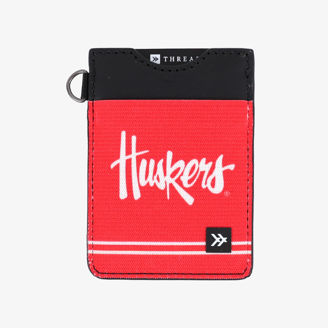 Nebraska Huskers - Vertical Leather Wallet