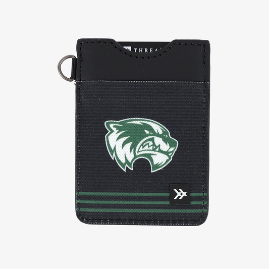 UVU Black - Vertical Leather Wallet
