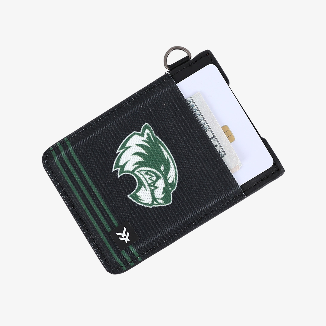 UVU Black - Vertical Leather Wallet