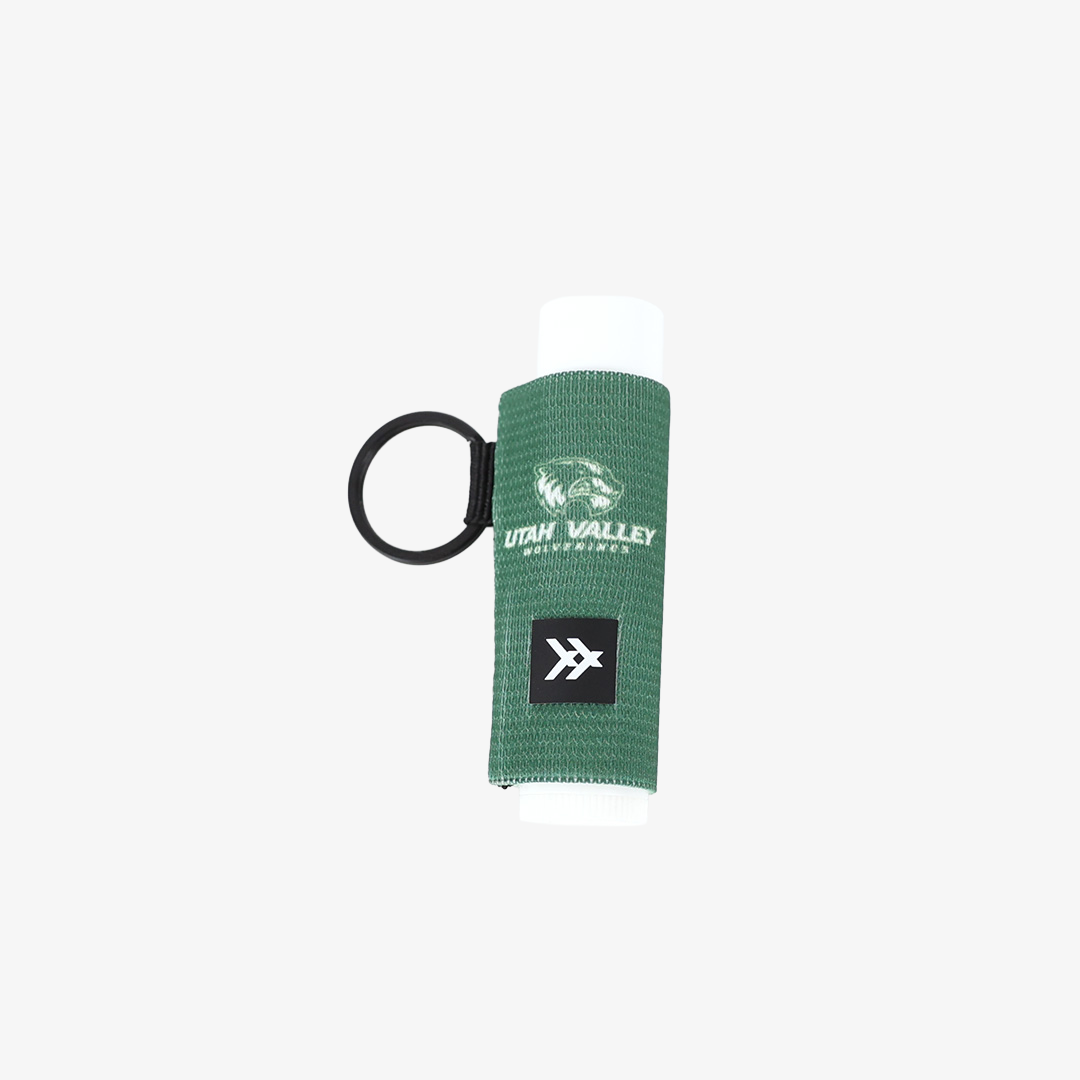 UVU Green - Chapstick Holder Keychain
