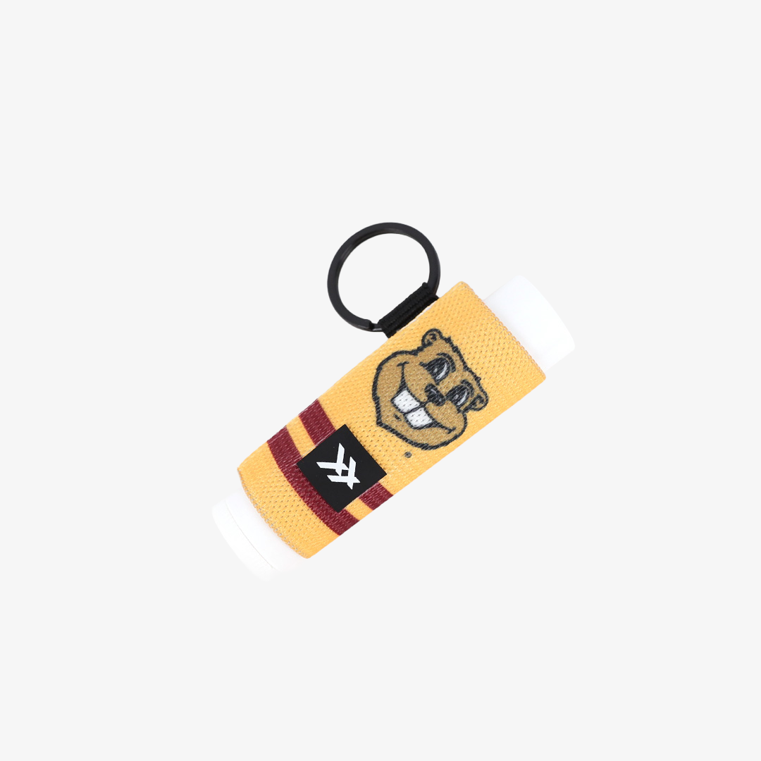 Minnesota Gold Gopher - Chapstick Holder Keychain