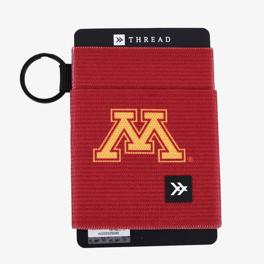 Minnesota Solid Maroon - Elastic Wallet