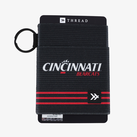 Cincinnati Black Stripes - Elastic Wallet