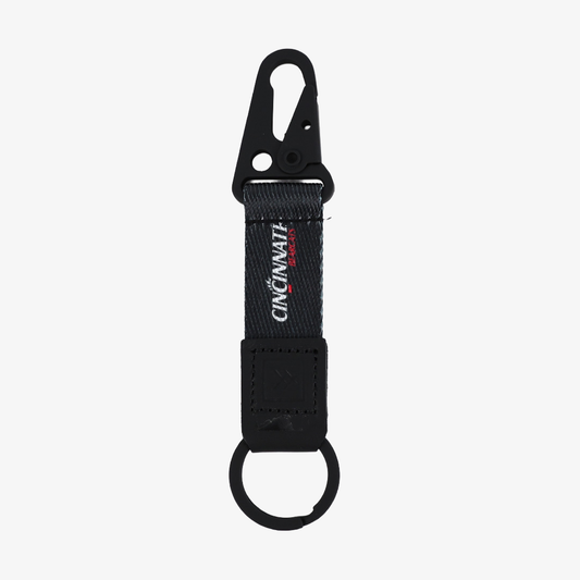 Cincinnati Black Stripes - Keychain Clip