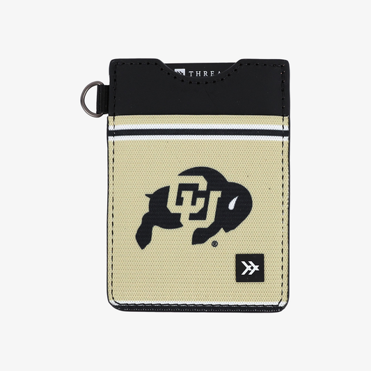 Colorado Boulder Buffalo - Vertical Leather Wallet