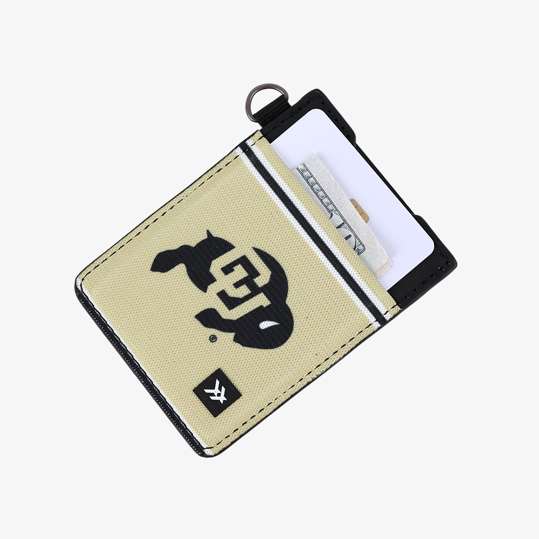 Colorado Boulder Buffalo - Vertical Leather Wallet