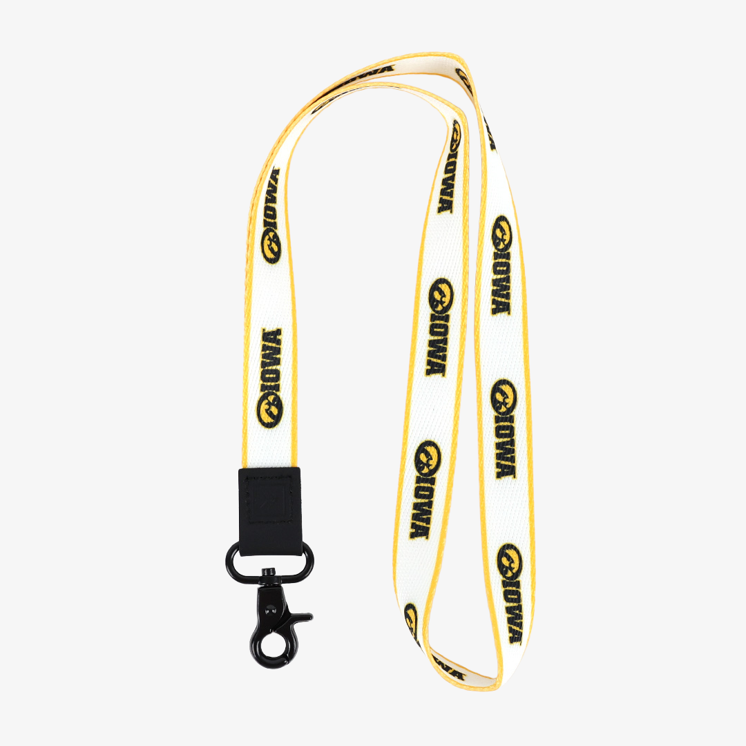 University of Iowa Stripes - Neck Lanyard