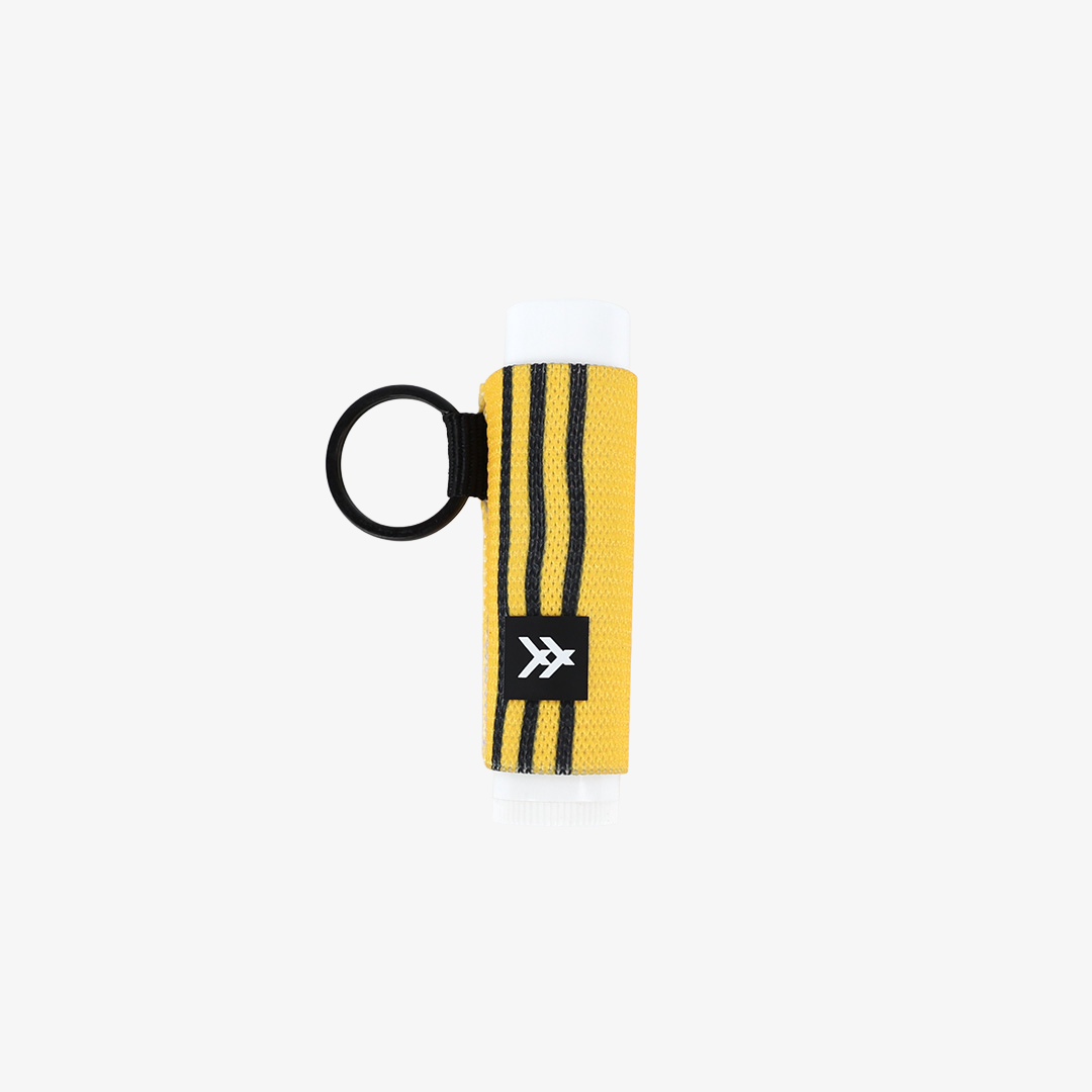 University of Iowa Yellow - Chapstick Holder Keychain