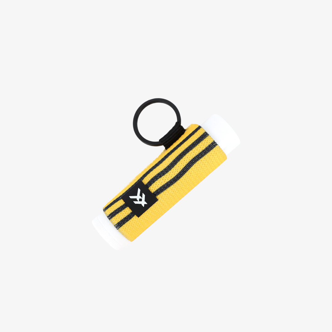 University of Iowa Yellow - Chapstick Holder Keychain
