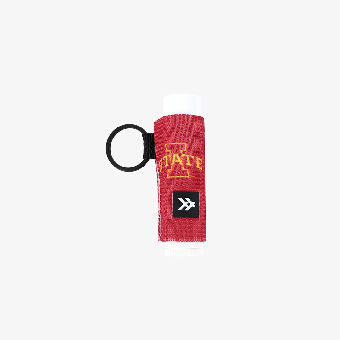 Iowa Red - Chapstick Holder Keychain
