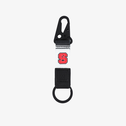 NC White Stripe - Keychain Clip