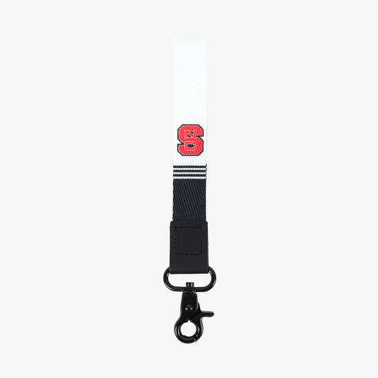 NC White Stripe - Wristlet Keychain