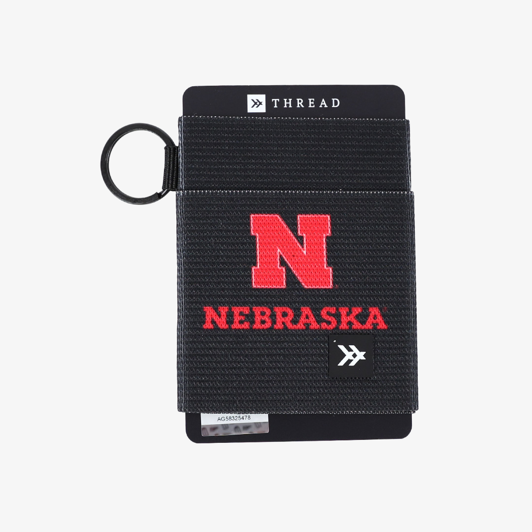 Nebraska Black - Elastic Wallet