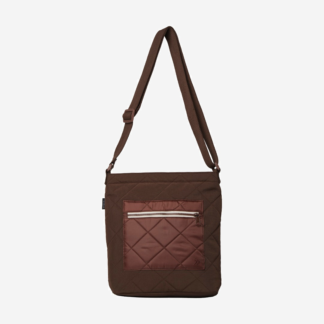 Small Utility Tote Bag - Chocolate Quilted - Thread®