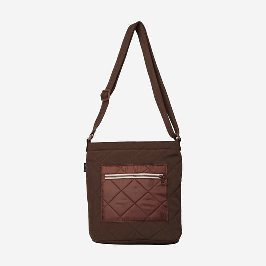 Small Utility Tote Bag - Chocolate Quilted - Thread®
