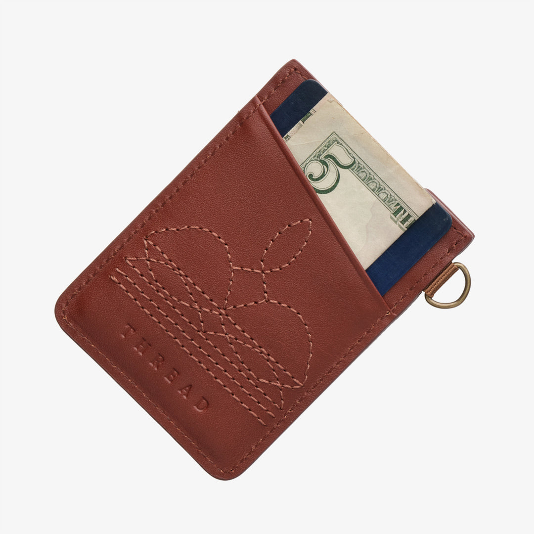 Vertical Leather Wallet - Harley - Thread®