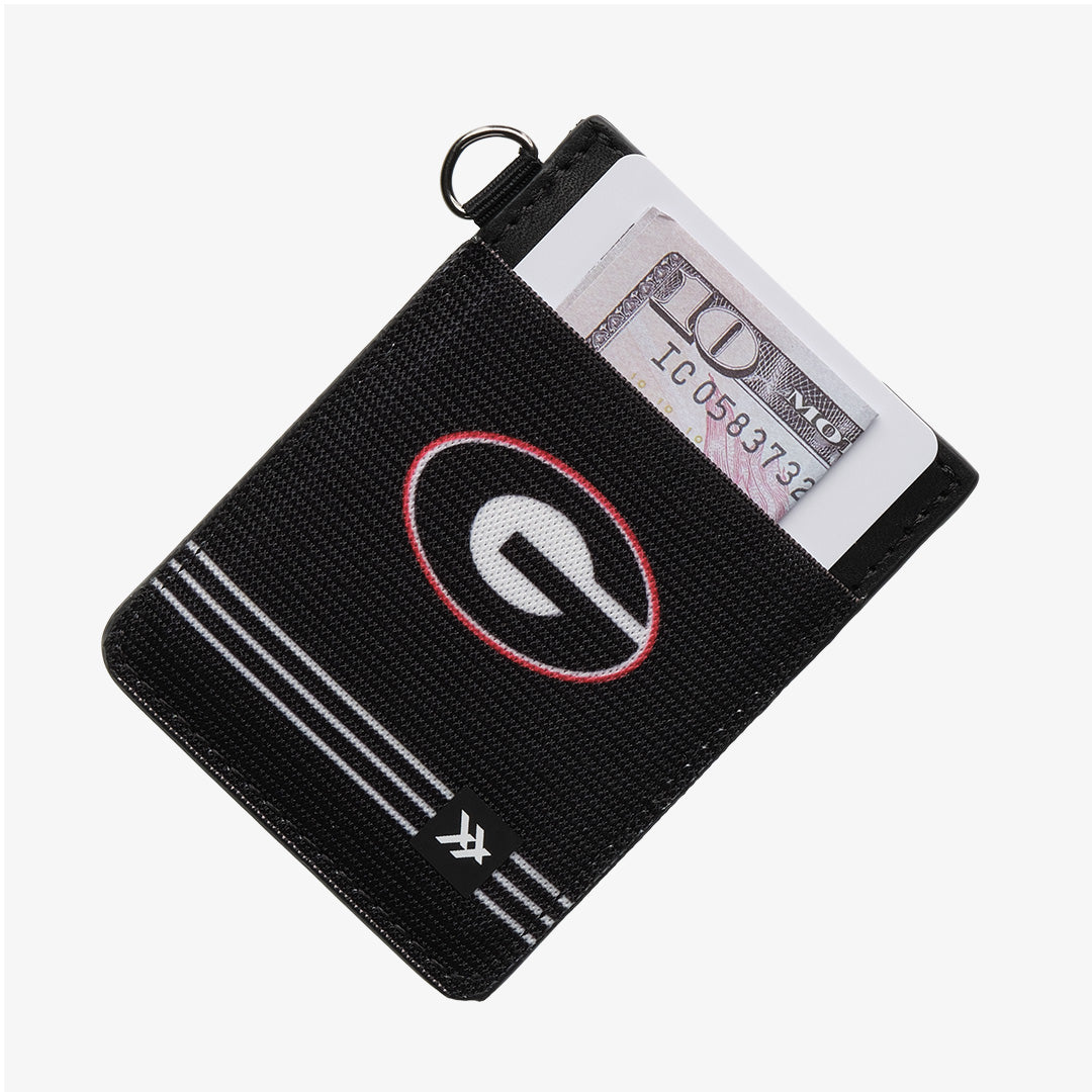 Vertical Leather Wallet - Georgia Black - Thread®