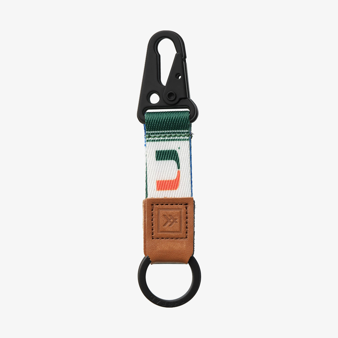 Keychain Clip - University of Miami White - Thread®