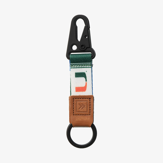 Keychain Clip - University of Miami White - Thread®