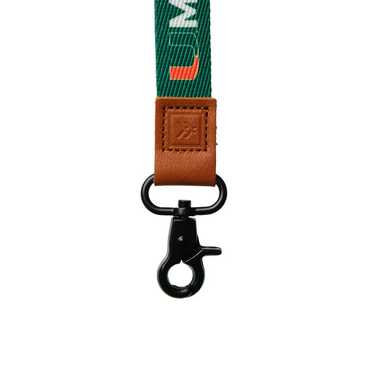 Wristlet Keychain - University of Miami Green - Thread®