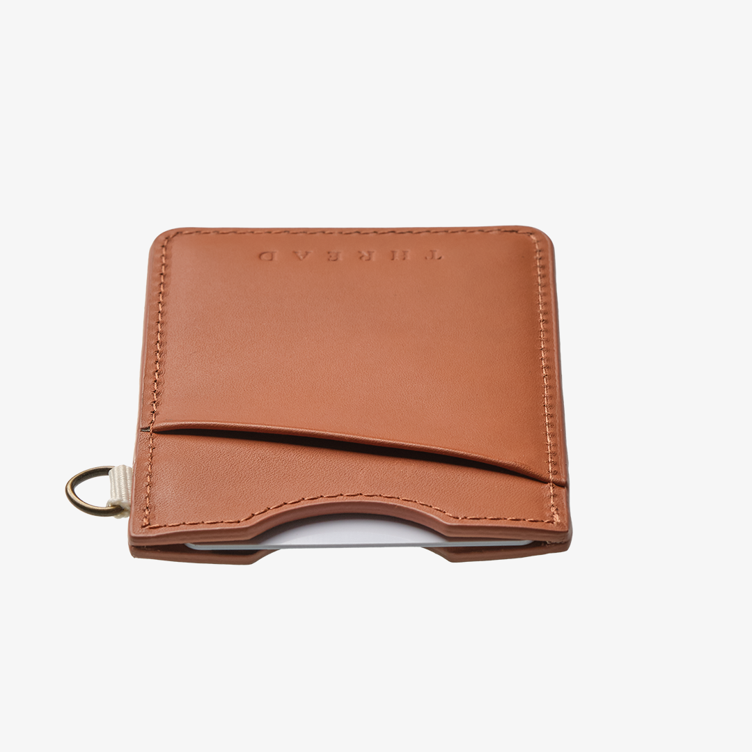 Vertical Leather Wallet - Mountain Flowers - Thread®