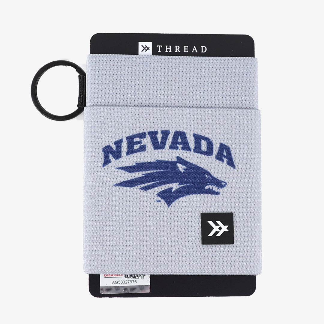 Nevada Silver Wolf - Elastic Wallet