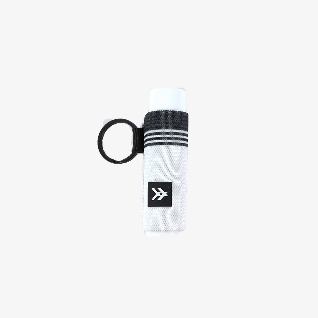 NC White Stripe - Chapstick Holder Keychain