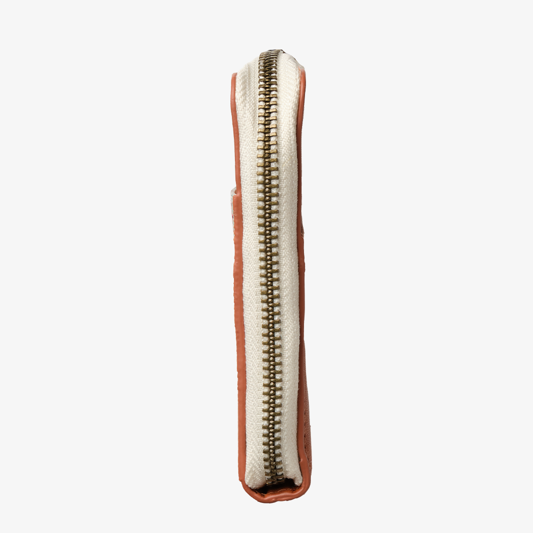 Leather Zip Wallet - Shells - Thread®