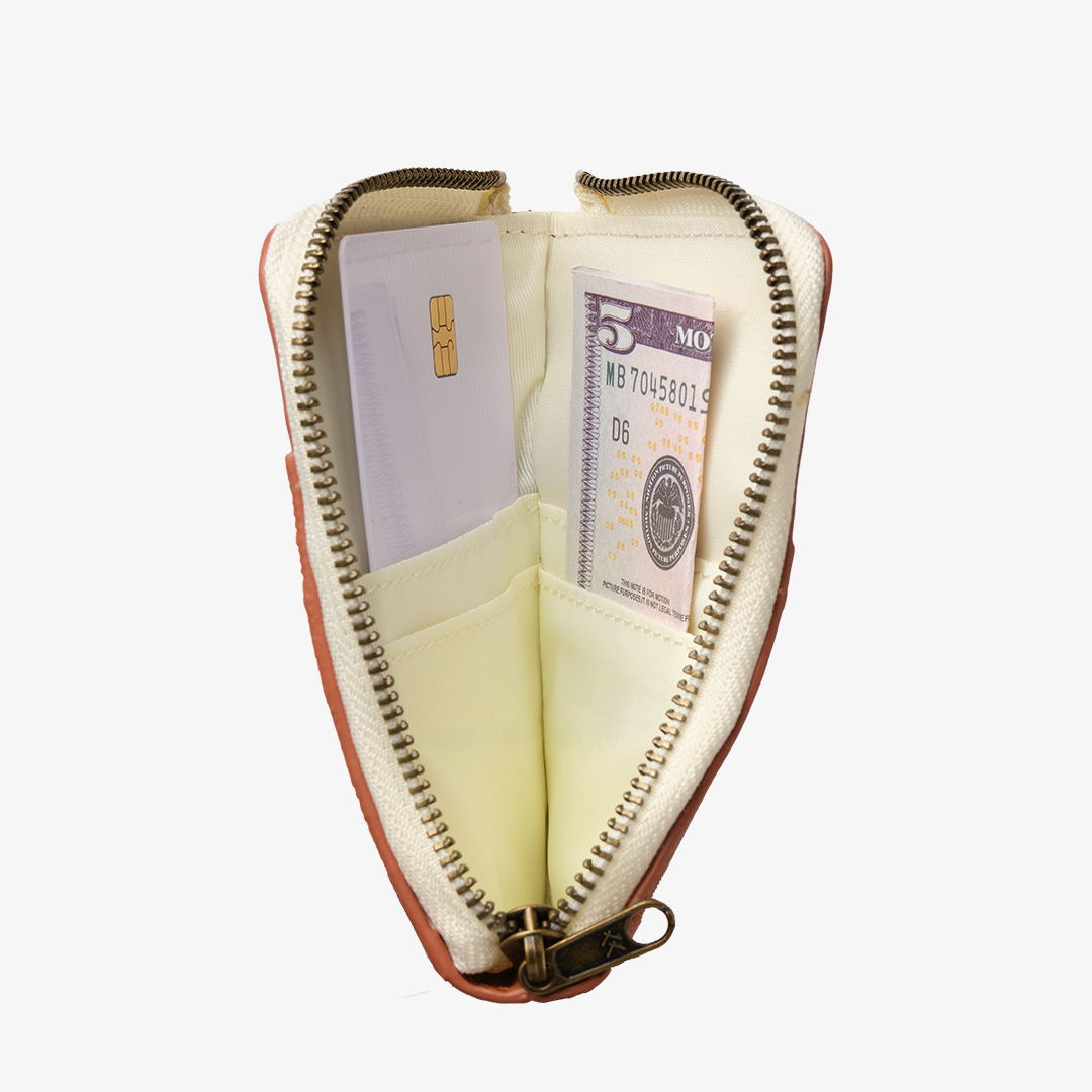 Leather Zip Wallet - Shells - Thread®