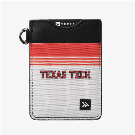 Vertical Leather Wallet - Texas Tech White - Thread®
