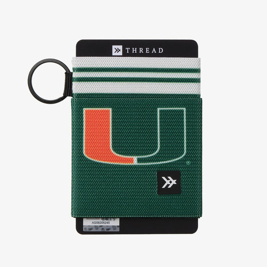 Elastic Wallet - University of Miami Green - Thread®