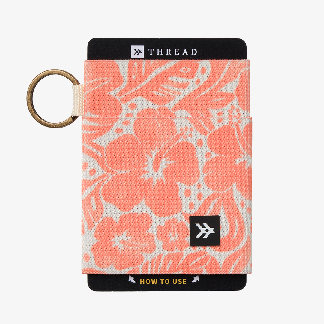Elastic Wallet - Coral Crush - Thread®