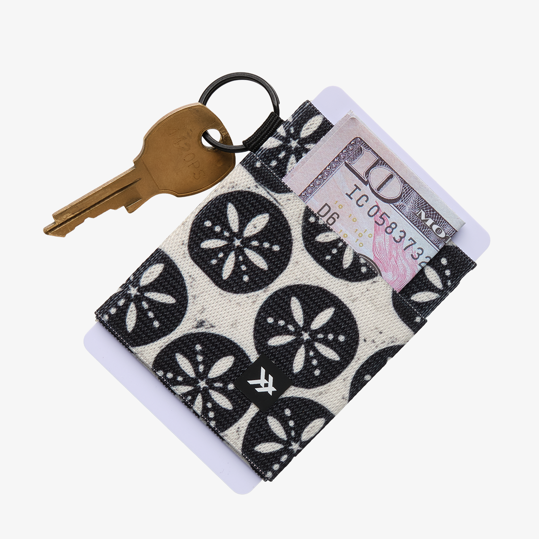 Elastic Wallet - Sand Dollar Black - Thread®