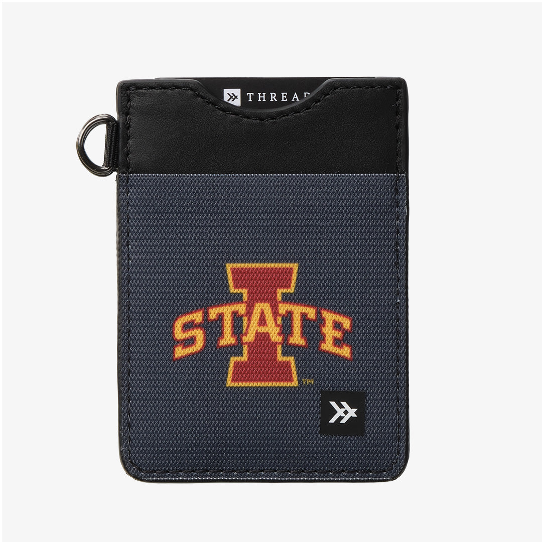 Vertical Leather Wallet - Iowa Gray - Thread®