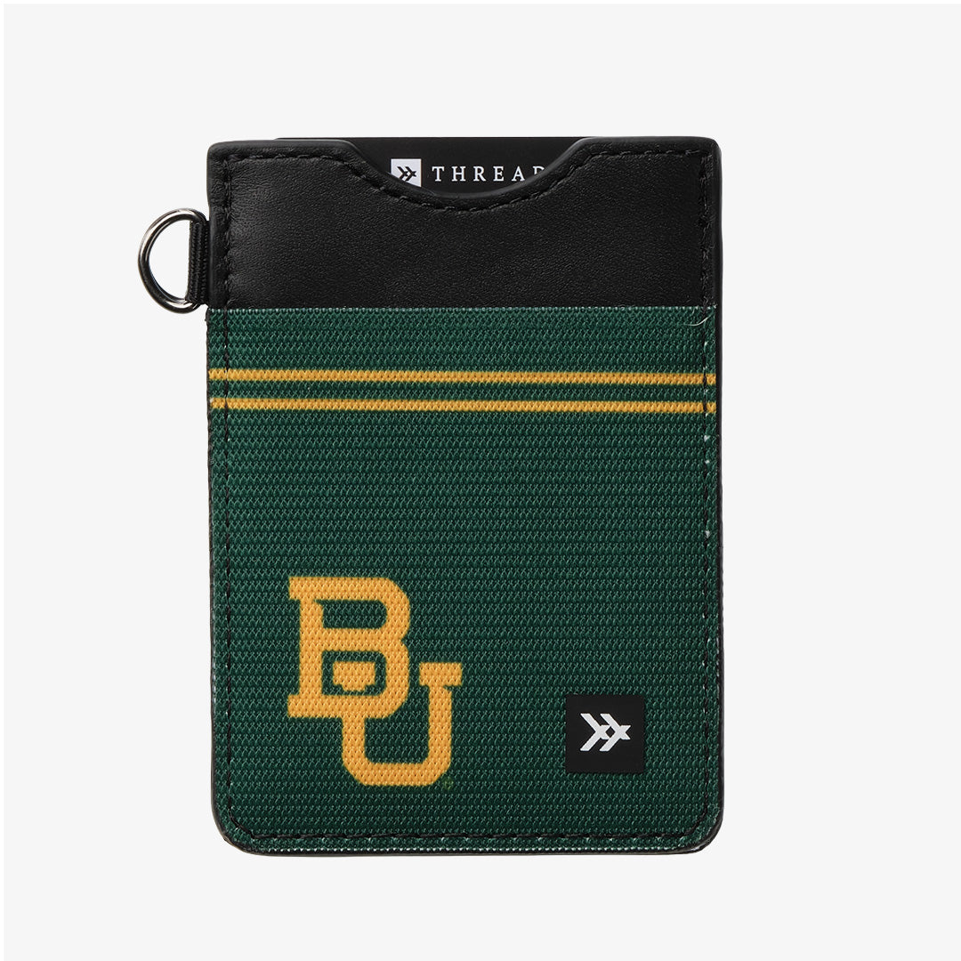 Vertical Leather Wallet - Baylor Green - Thread®
