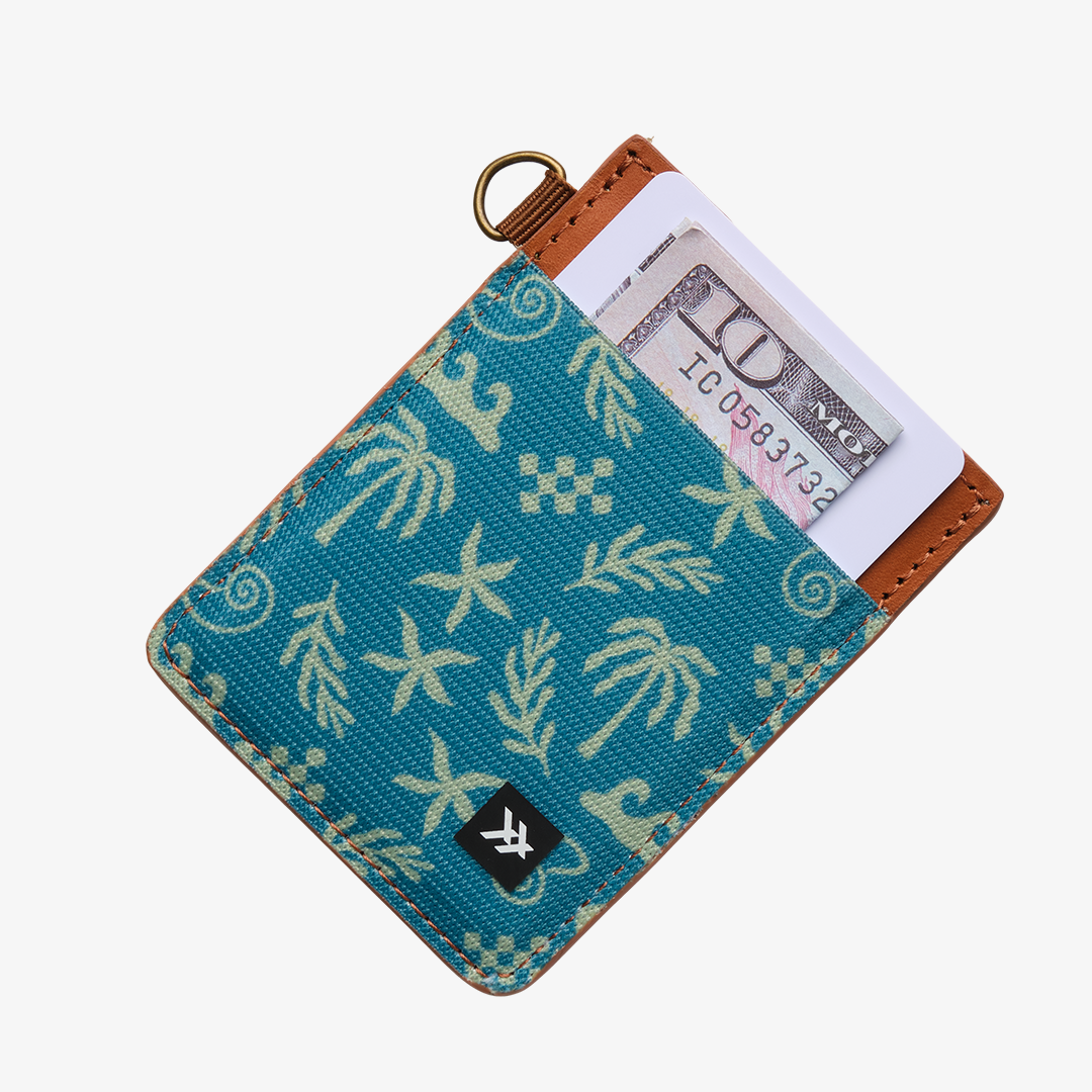 Vertical Leather Wallet - High Tide - Thread®