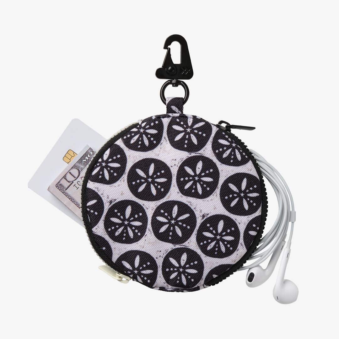 Sidekick Coin Purse - Sand Dollar Black - Thread®