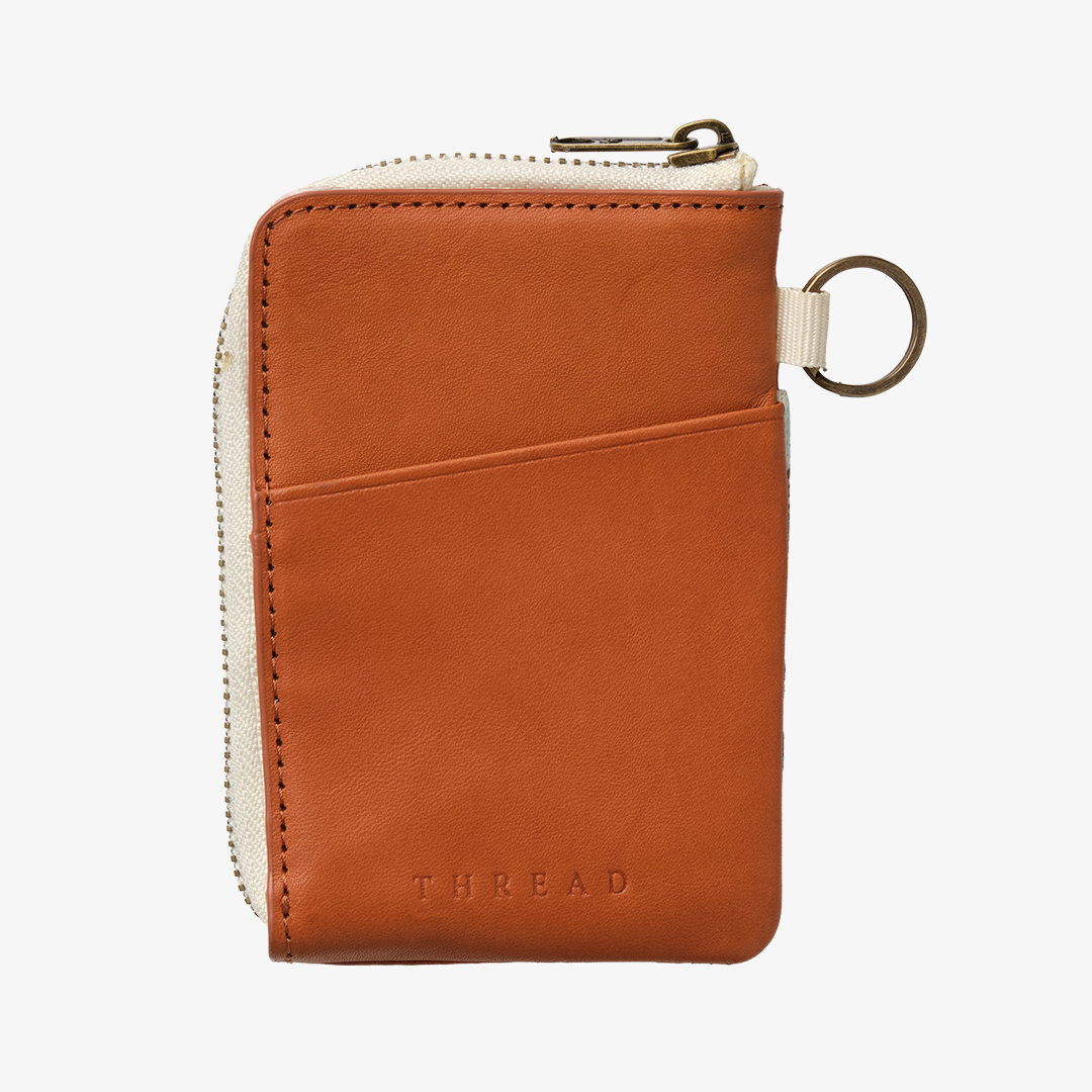 Leather Zip Wallet - Shells - Thread®