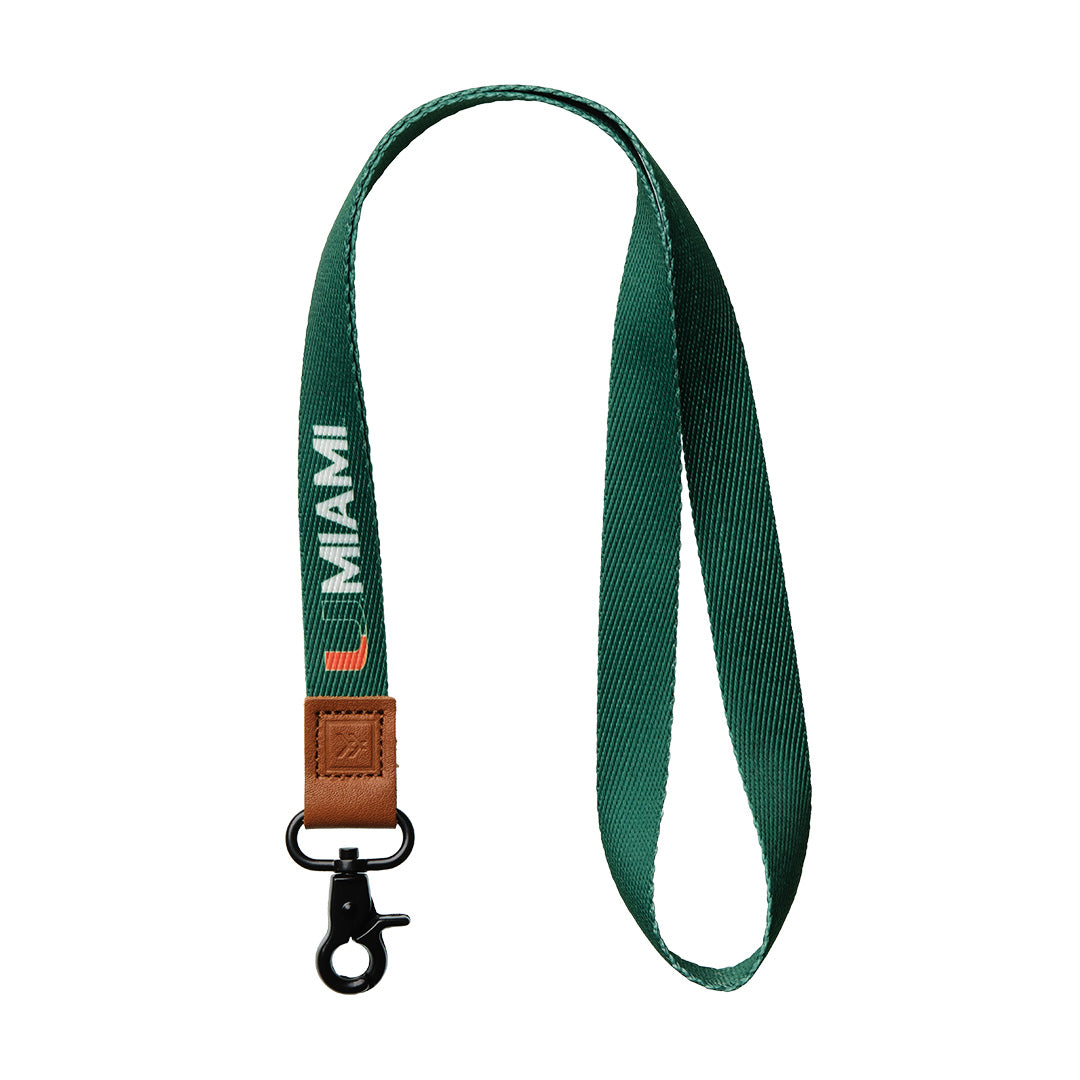 Neck Lanyard - University of Miami Green - Thread®