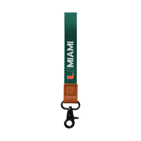 Wristlet Keychain - University of Miami Green - Thread®