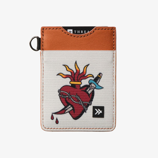 Vertical Leather Wallet - Heartbreaker - Thread®