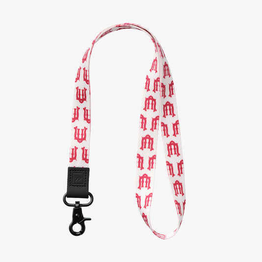 Neck Lanyard - UofU Interlocking White - Thread®