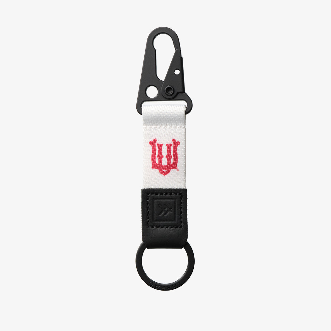 Keychain Clip - UofU Interlocking White - Thread®