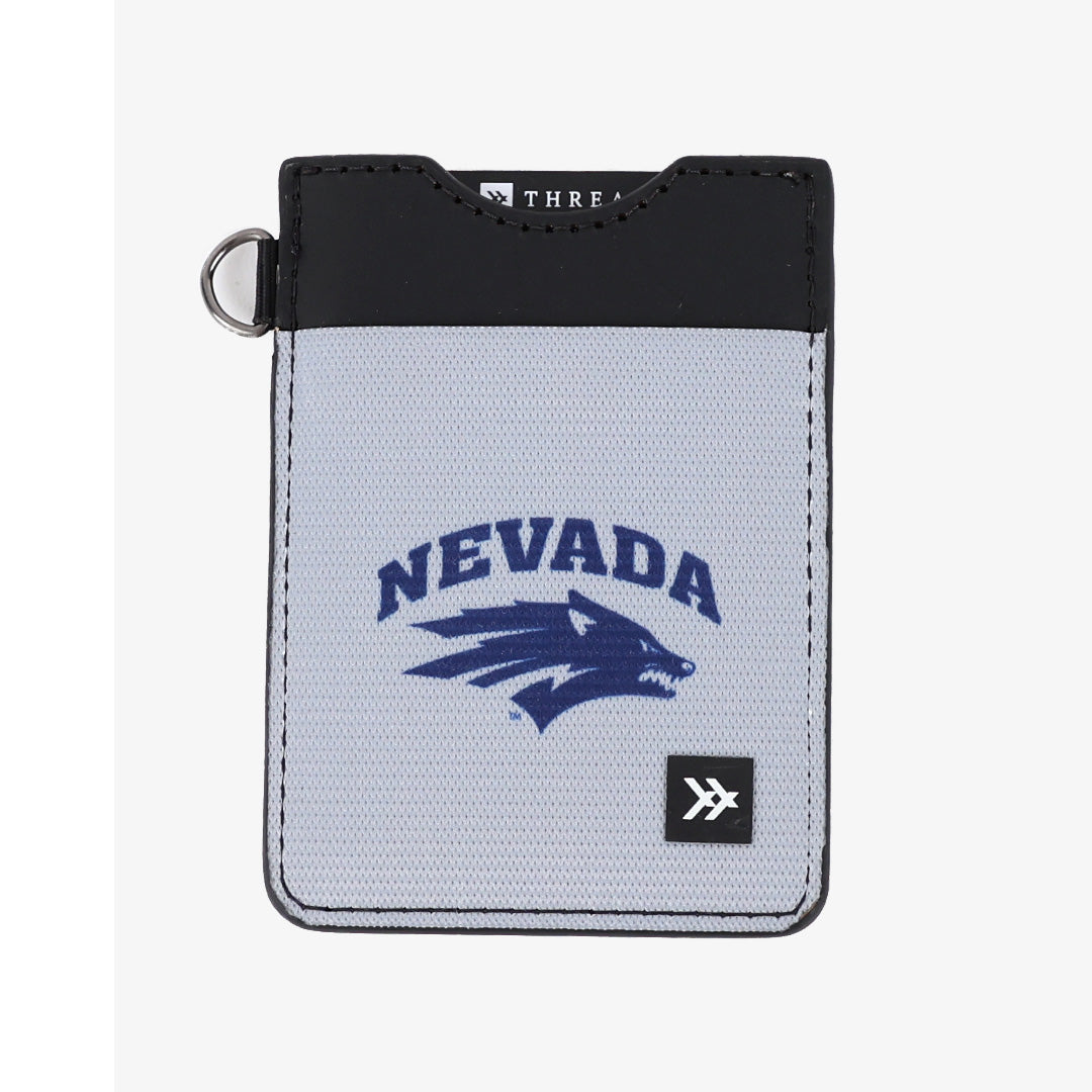Nevada Silver Wolf - Vertical Leather Wallet